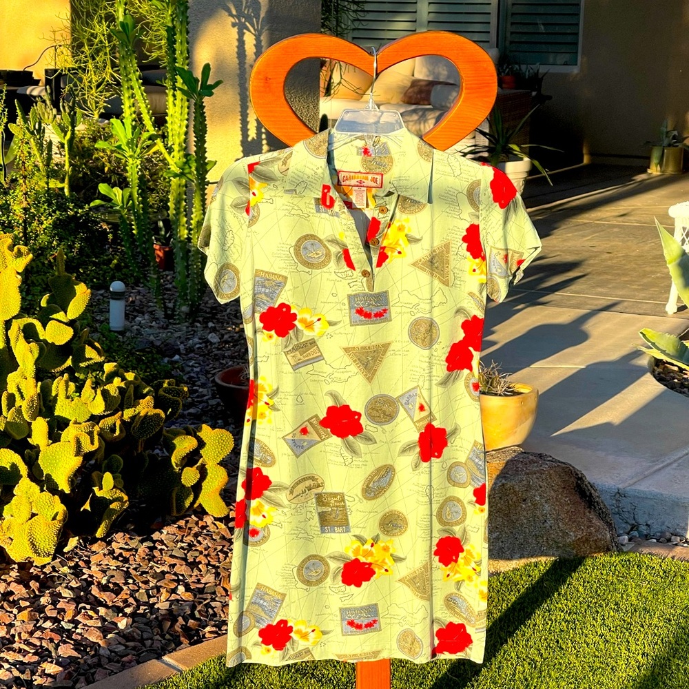 CARIBBEAN JOE SHIRTWAIST DRESS